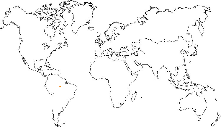 Aire de répartition du tamarin bicolore