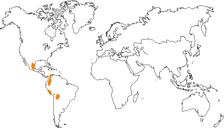 Aire de répartition du ara militaire